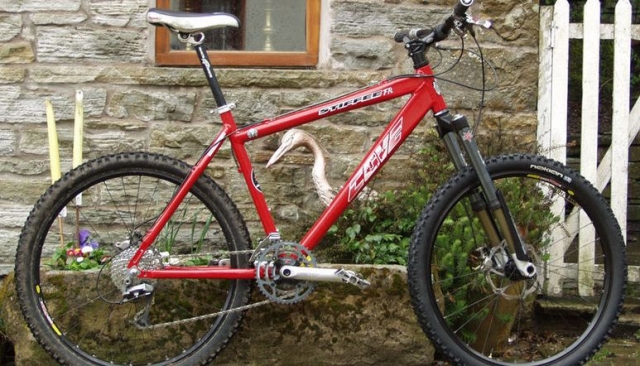  典型的山地自行车